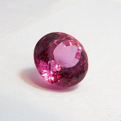 Pink Tourmaline Round Cut CERTIFIED Natural Sapphire 18.90 Ct Loose Gemstone