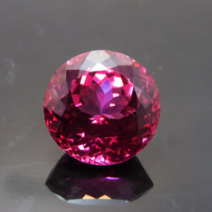 Pink Tourmaline Round Cut CERTIFIED Natural Sapphire 18.90 Ct Loose Gemstone