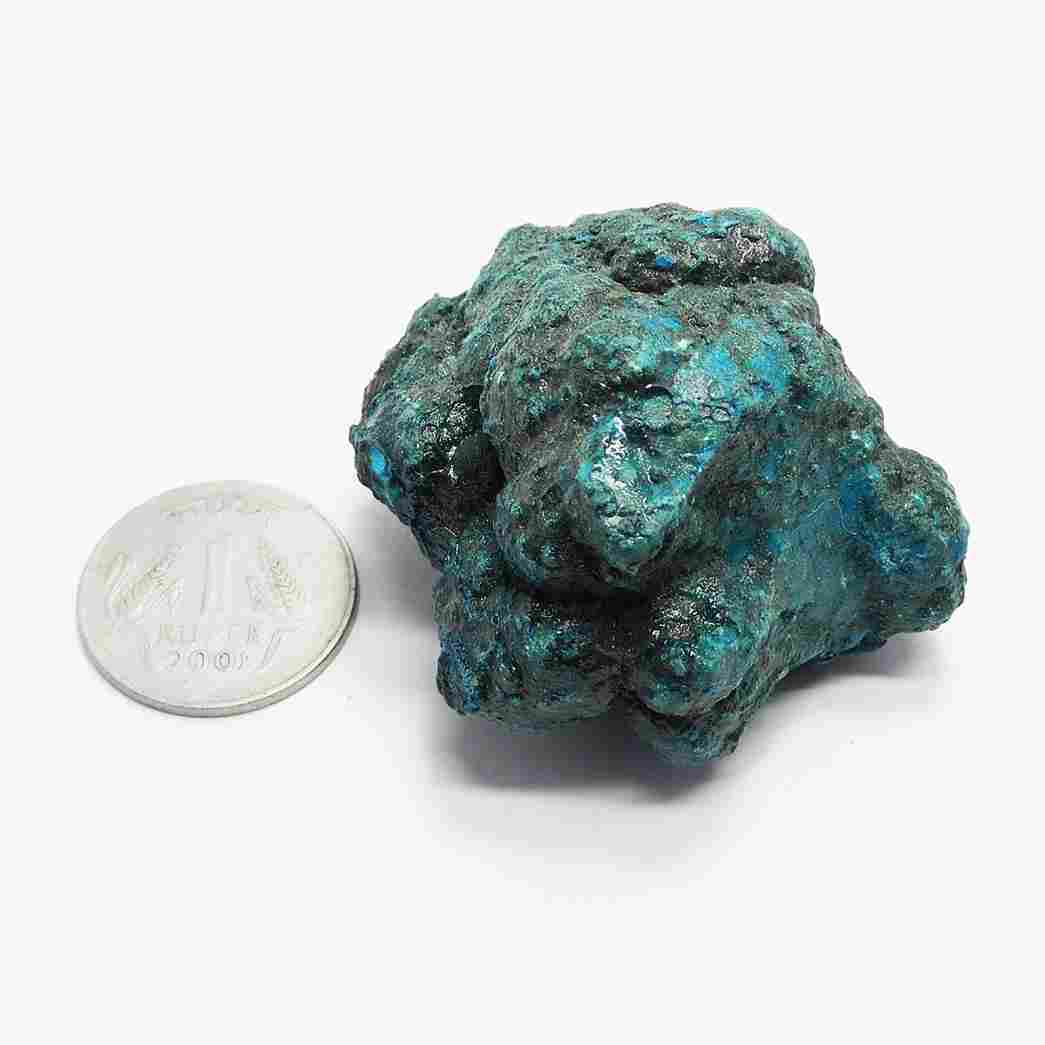Natural raw blue turquoise rough stone 515.65 carat