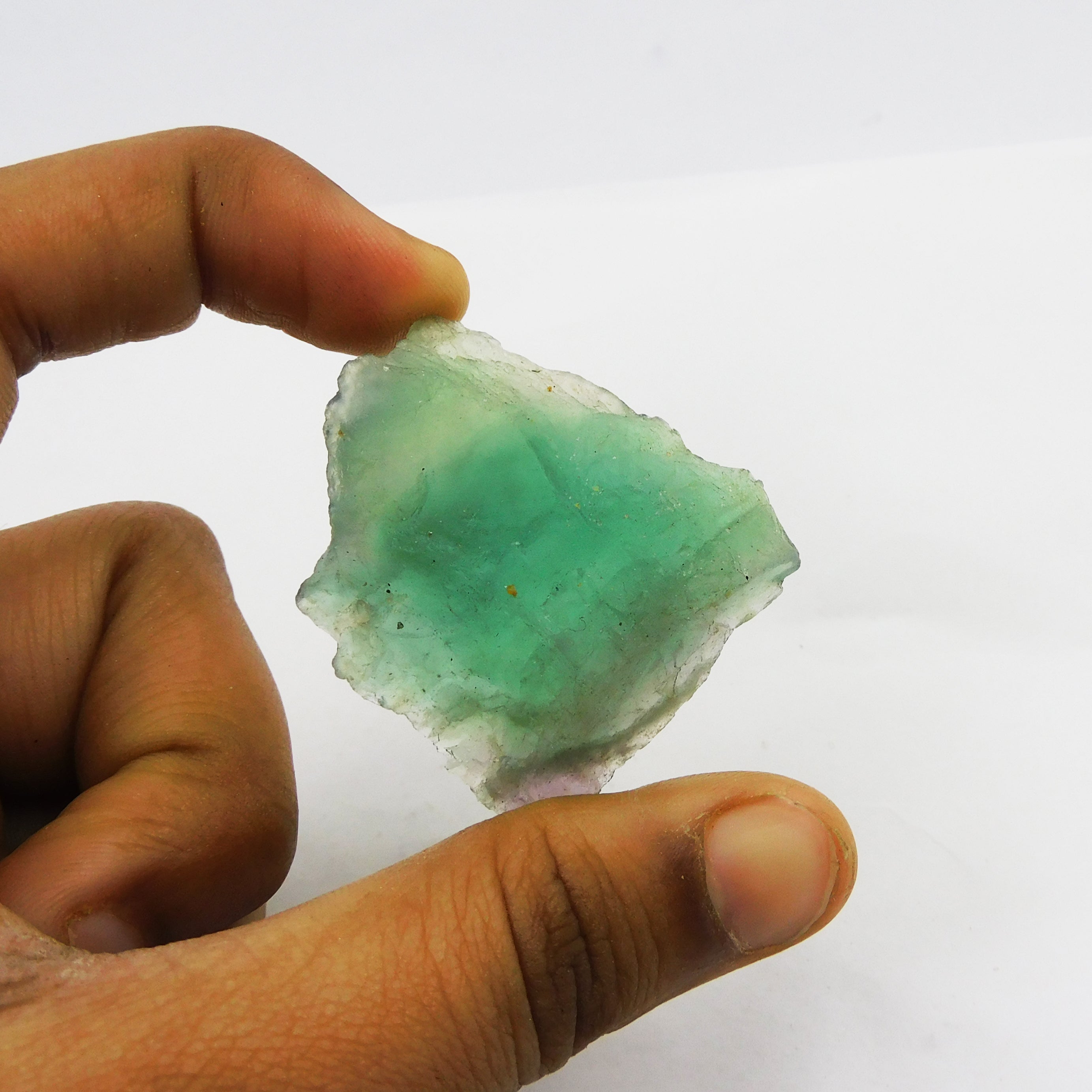 99.95 Ct Natural Fluorite Uncut Rough CERTIFIED Multi Color Earth Mined Gemstone