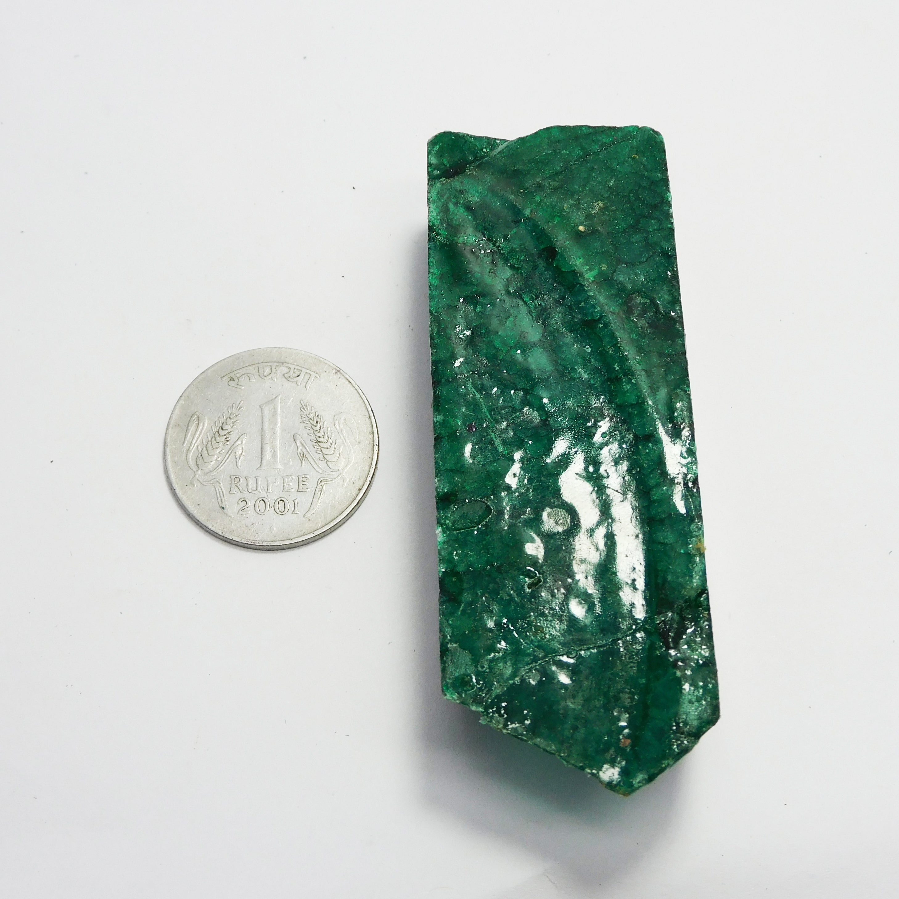 Green Natural Emerald Rough 499.95 Carat CERTIFIED Loose Gemstone Uncut Rough | Free Delivery Free Gift | Best Price