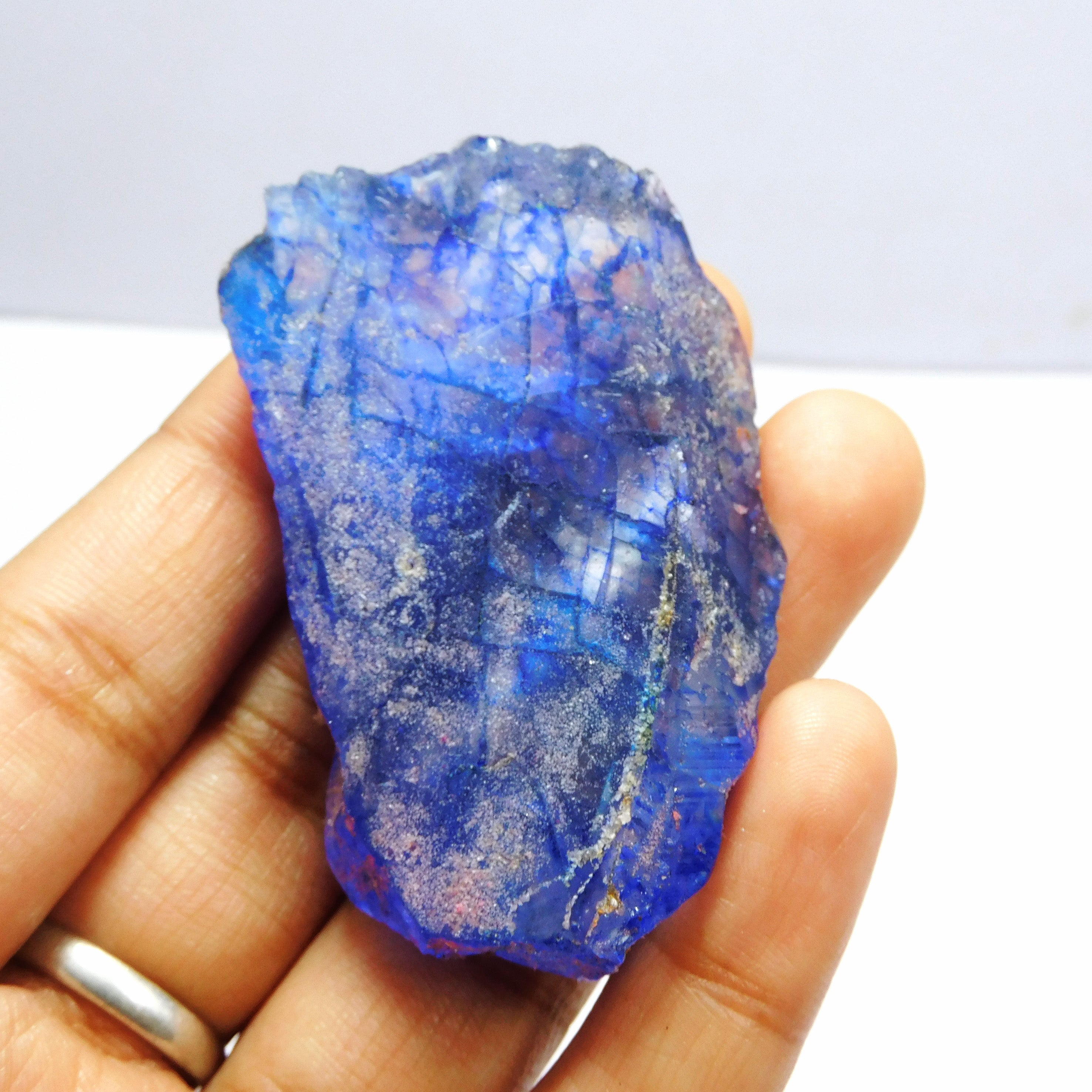 Beautiful Jwelery Making Rough !!! 526.94 Carat Blue Uncut ROUGH Sapphire Natural Loose Gemstone| Best Offer