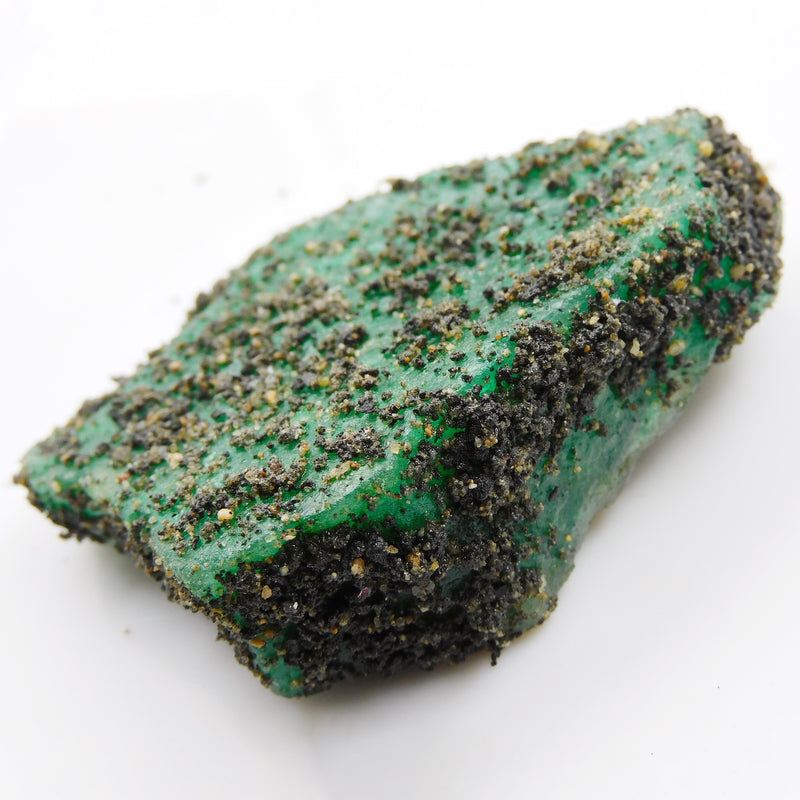 Certified Green Emerald Rough Gemstone untreated raw emerald
