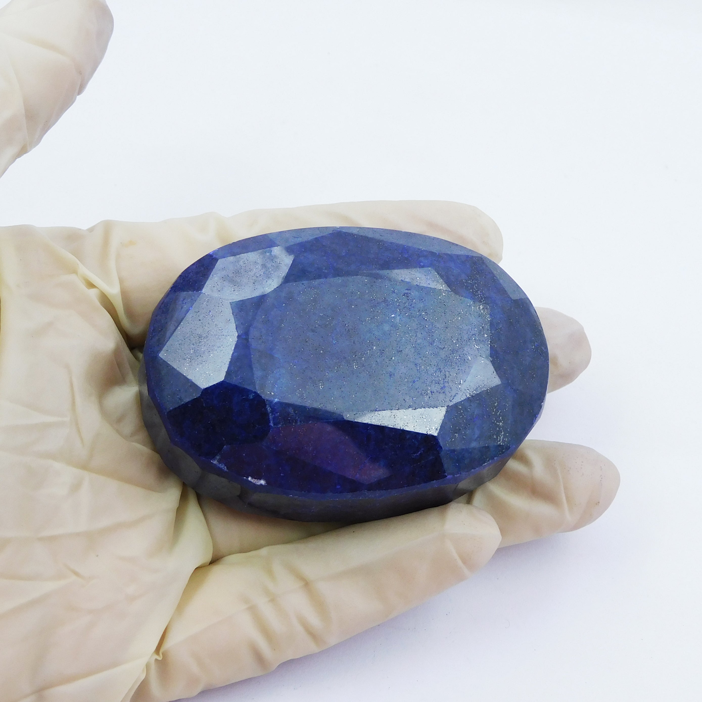 Excellent Quality Of Natural Blue Sapphire Big Stone 869.35 Carat Certified Loose Gems Faceted Round Cut Loose Gemstone Its believed to bring good luck, success, and overall well-being.