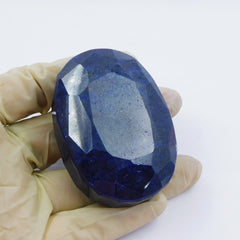 Excellent Quality Of Natural Blue Sapphire Big Stone 869.35 Carat Certified Loose Gems Faceted Round Cut Loose Gemstone Its believed to bring good luck, success, and overall well-being.