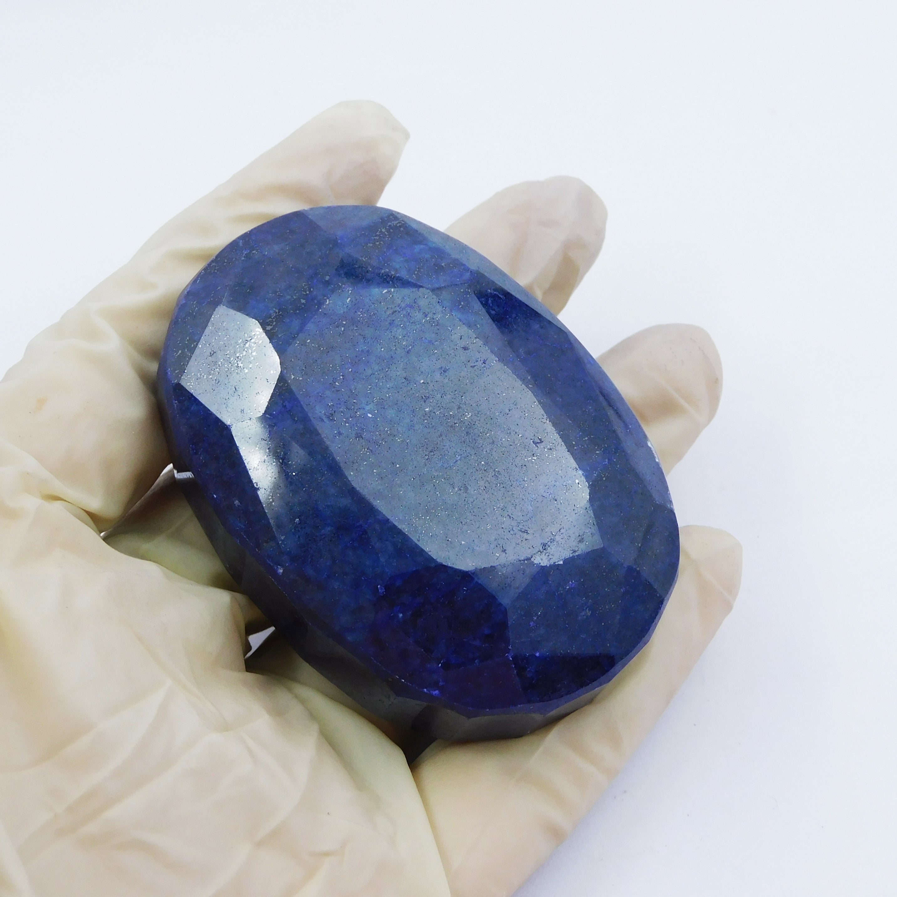 Excellent Quality Of Natural Blue Sapphire Big Stone 869.35 Carat Certified Loose Gems Faceted Round Cut Loose Gemstone Its believed to bring good luck, success, and overall well-being.