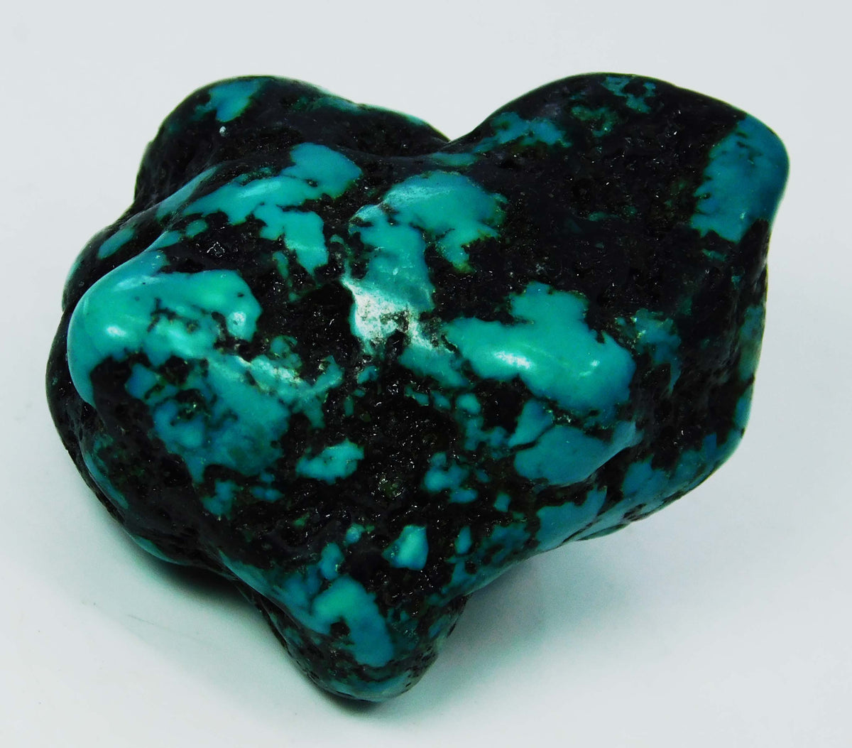 Natural Blue Turquoise 104.05 Carat Rough Slab Loose Gemstone CERTIFIED