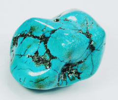 Blue Turquoise Rough 90 Carat Natural Arizona Slab CERTIFIED Loose Gemstone