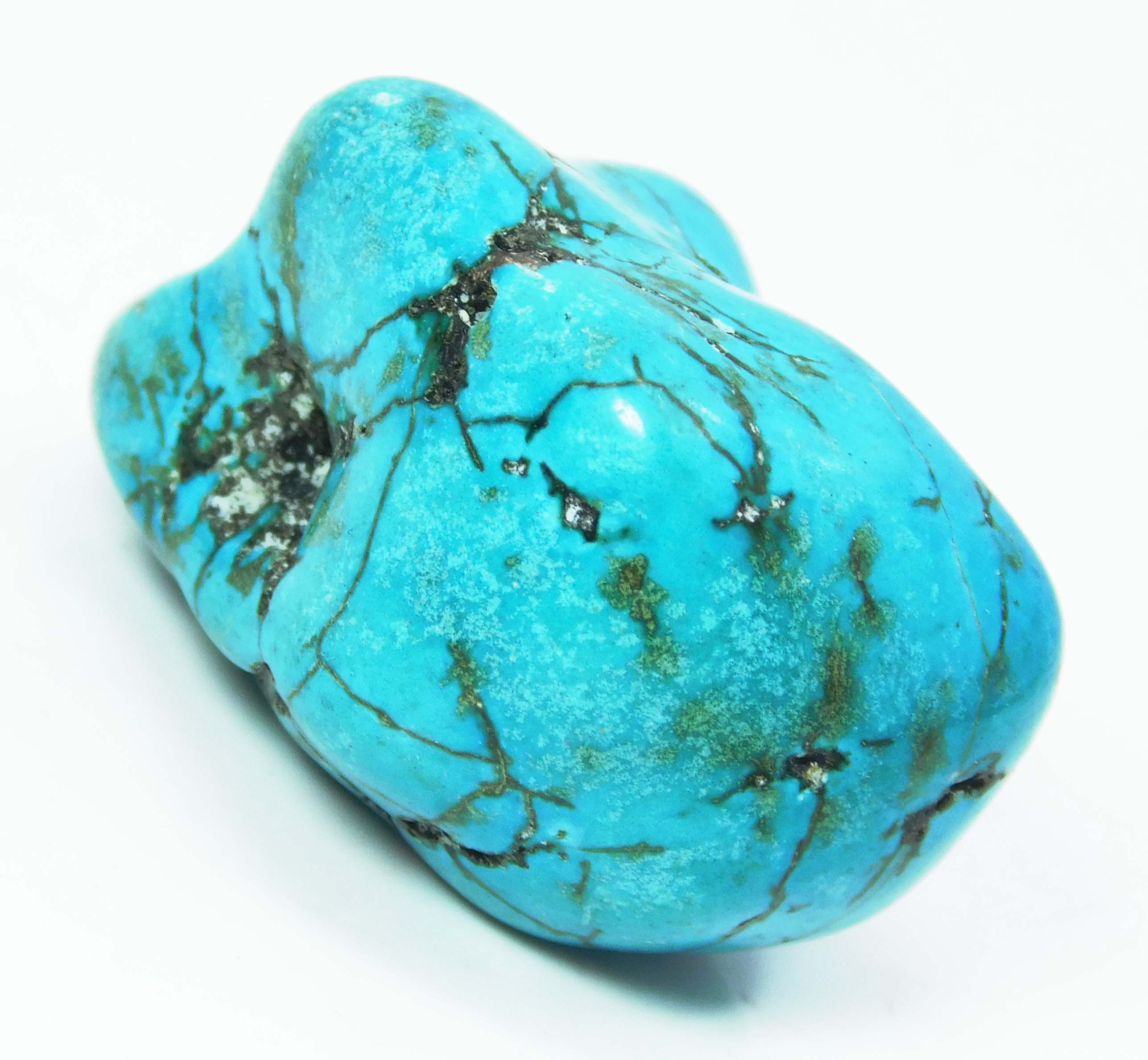 Blue Turquoise Rough 90 Carat Natural Arizona Slab CERTIFIED Loose Gemstone