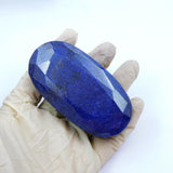 ON SALE ! Sapphire Blue 1161.20 Ct Certified Loose Gemstone Opaque Loose Gemstone Pocket Size Oval Shape From African Stone A One Quality