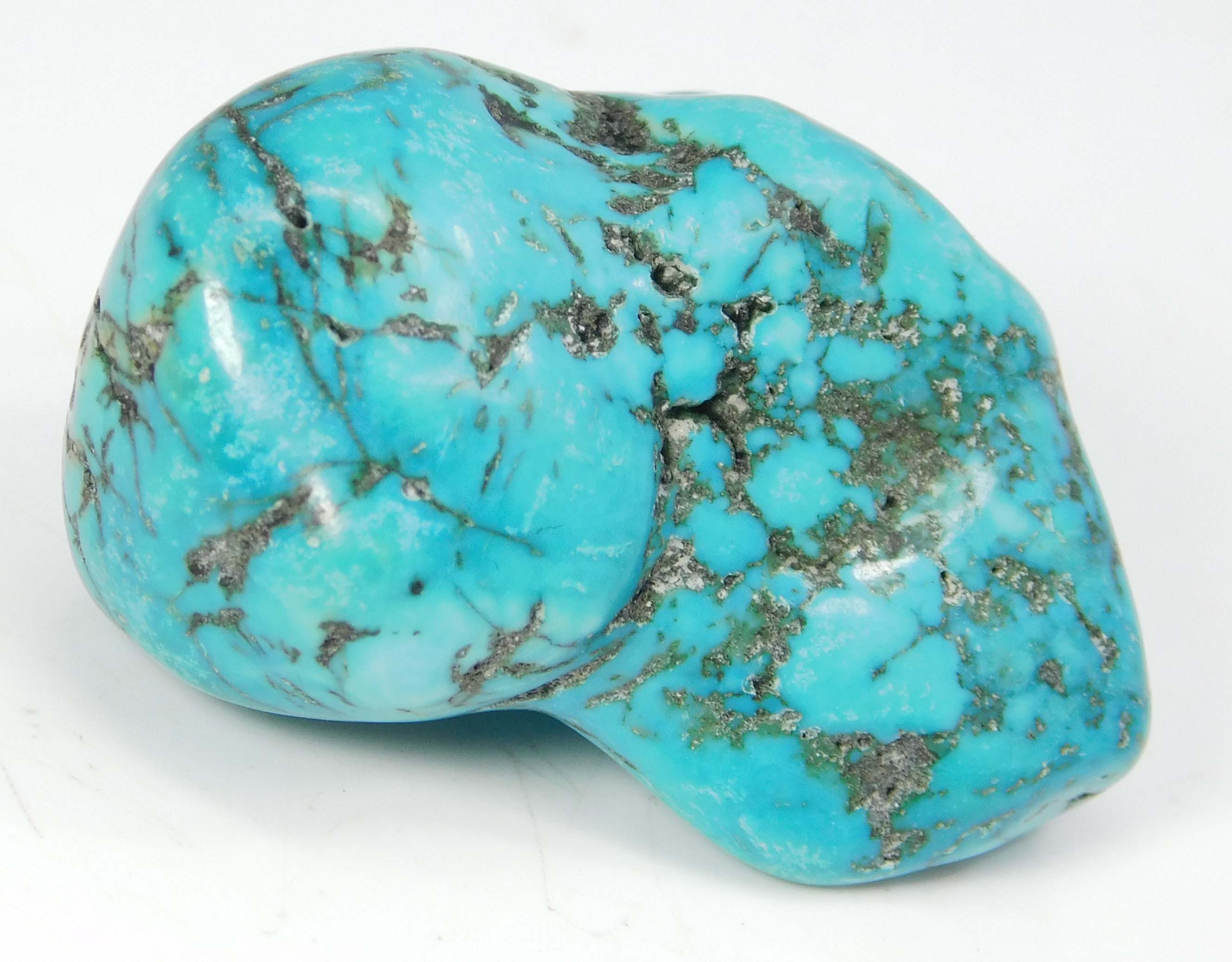 Uncut Rough Slab CERTIFIED 113 Ct Natural Arizona Loose Gemstone Blue Turquoise