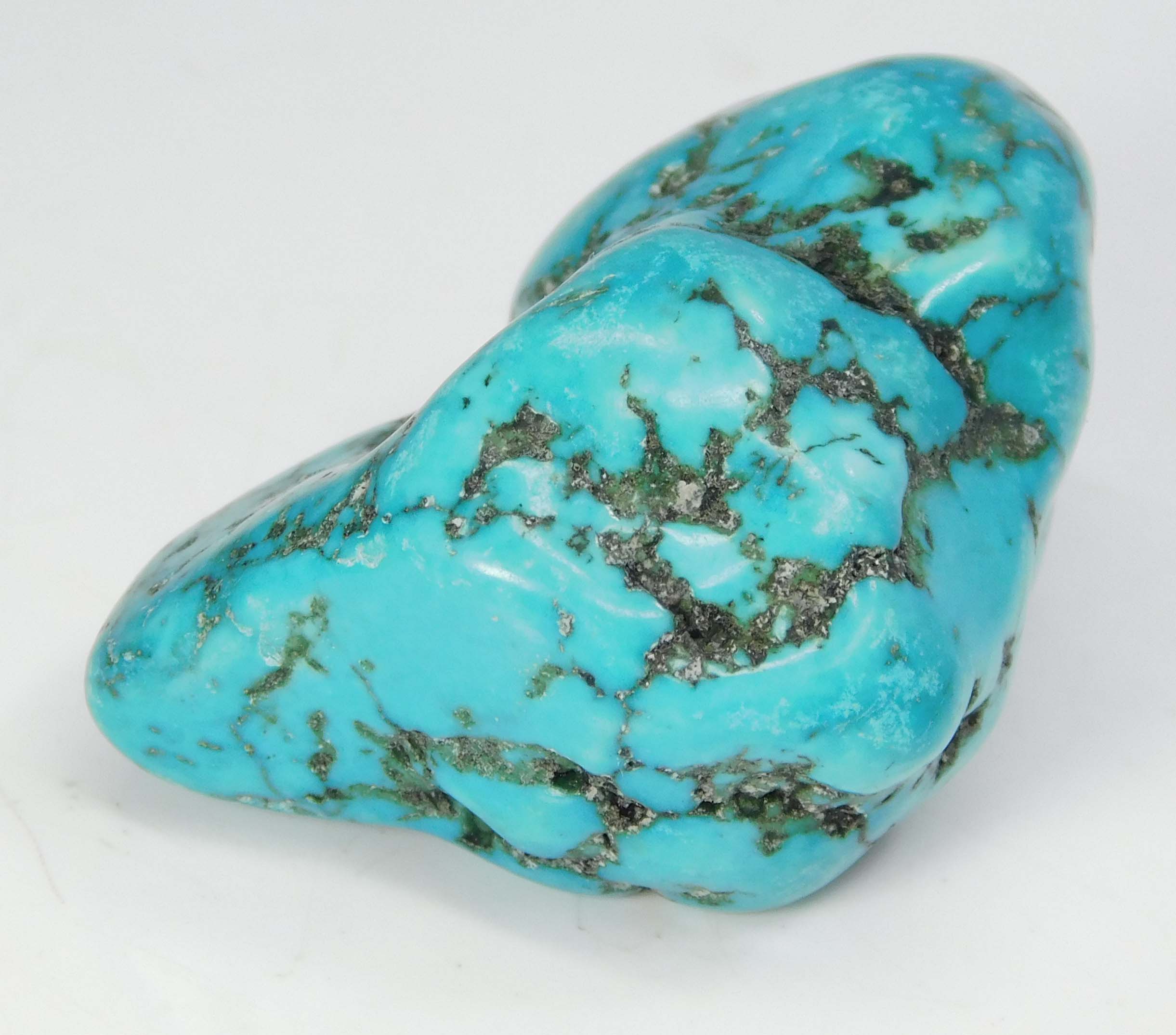 Uncut Rough Slab CERTIFIED 113 Ct Natural Arizona Loose Gemstone Blue Turquoise