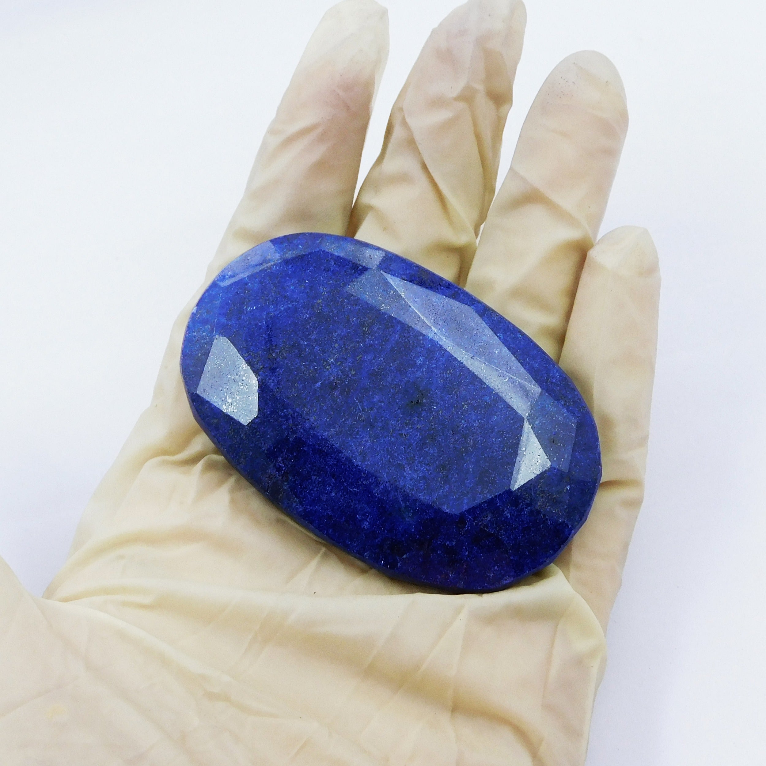 Sapphire Amazing Huge !! 516.05 Carat Certified 100% Natural Blue Sapphire 63x41x16mm Oval Shape From Africa Large Size Loose Gemstone Best For Gift