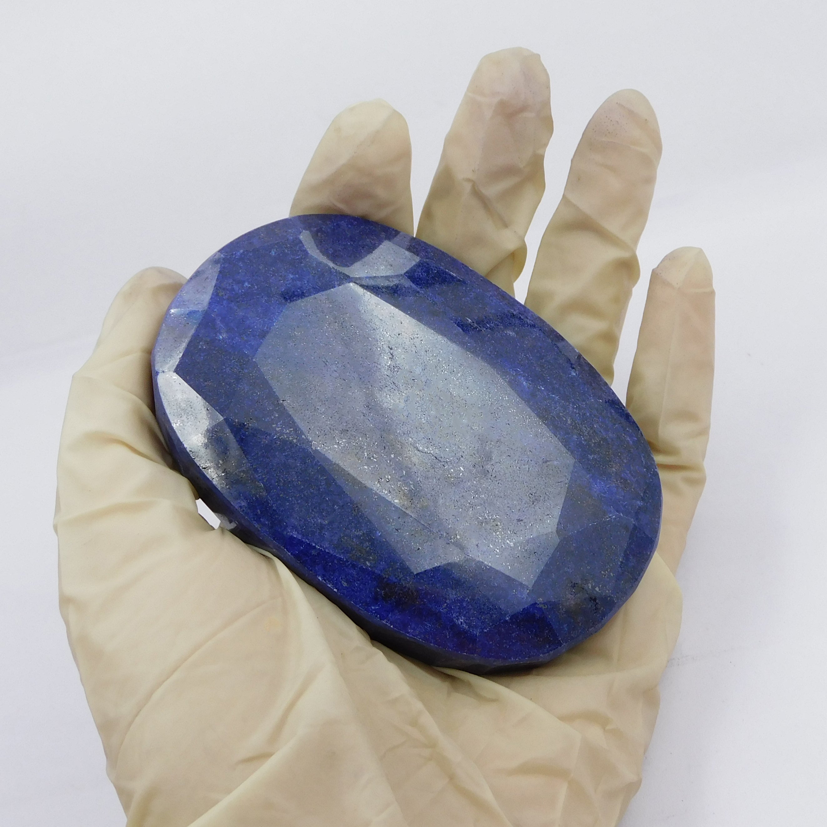 Sapphire Best For good luck, success!!  Sapphire 1426.25 Carat 100% Top Quality Natural African Blue Sapphire Certified Loose Gems faceted Oval Shape Opaque Free Shipping Free Gift