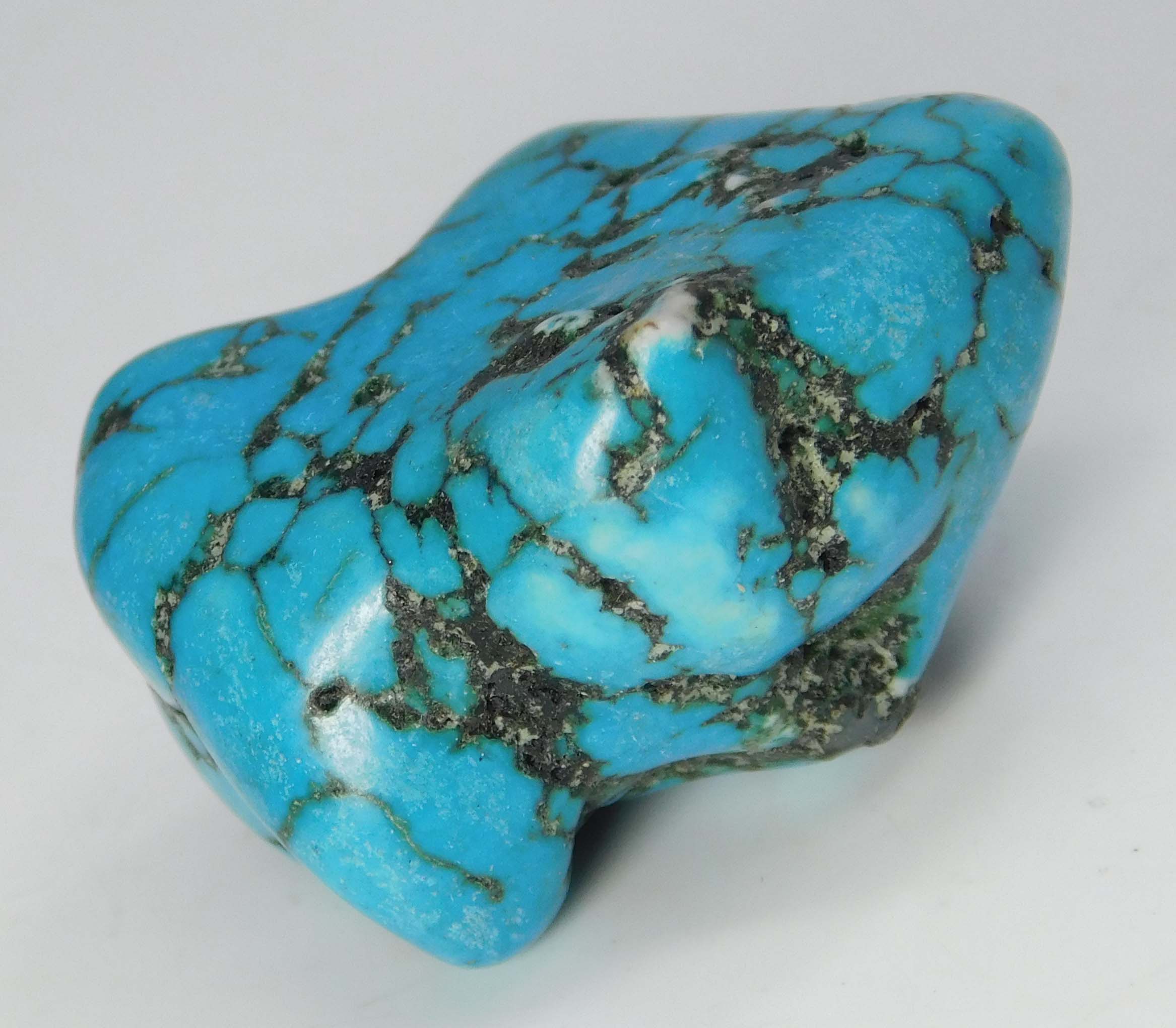 108.25 Ct Blue Natural Turquoise Rough Slab CERTIFIED Uncut Rough Loose Gemstone