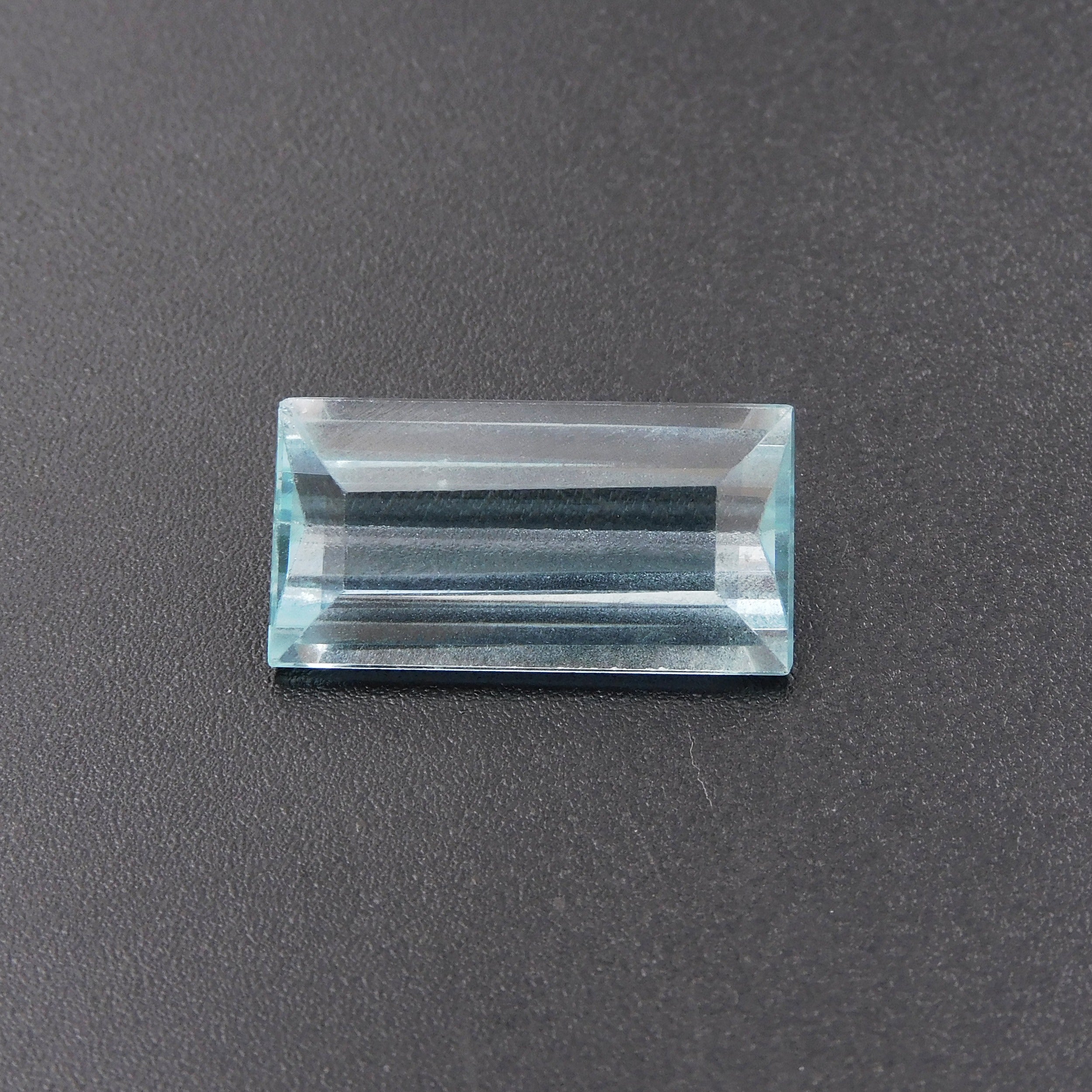 11.95 Ct Natural Blue Aquamarine Perfect Baguette Cut CERTIFIED Loose Gemstone