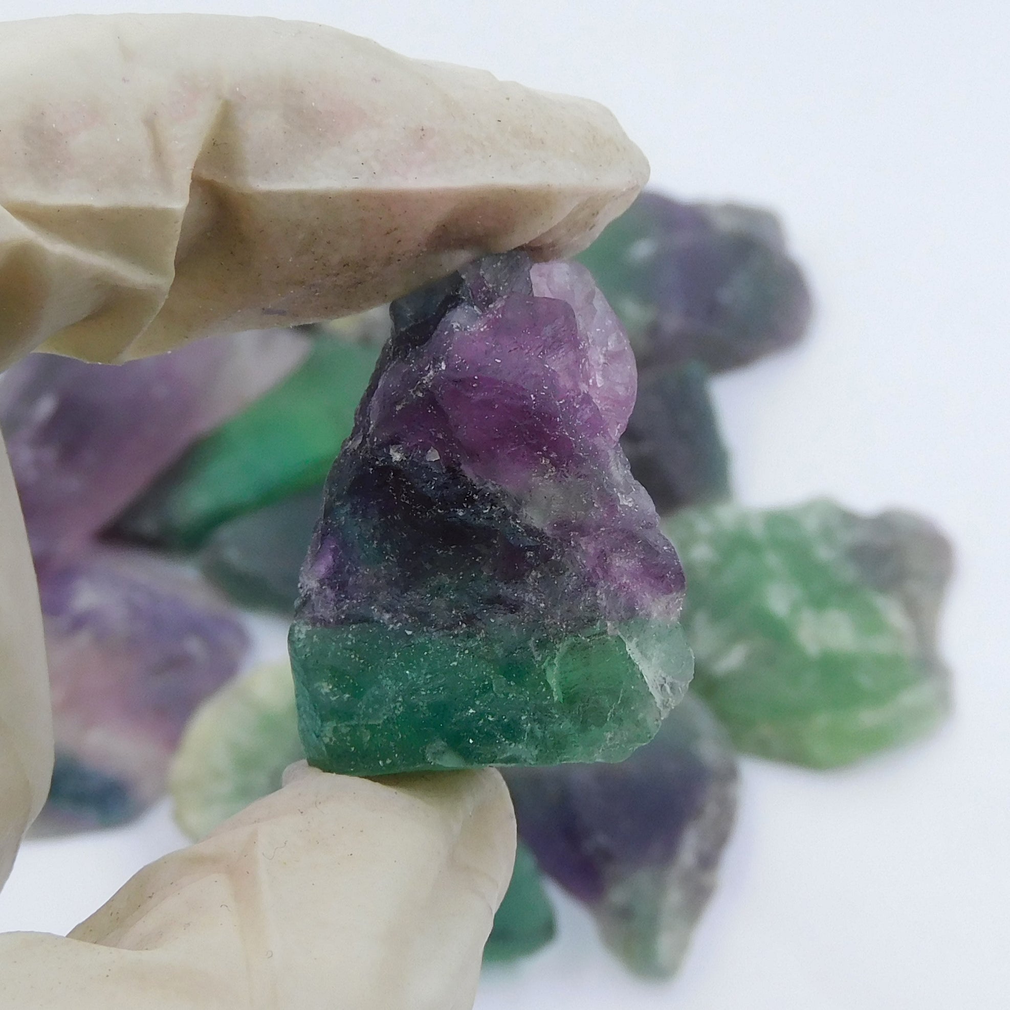 CERTIFIED 568.52 Ct Earth Mined Natural Fluorite Uncut Rough Multi Color Loose Gemstone - Free Delivery Free Gift