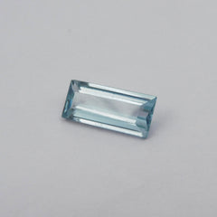 "Flawless Aquamarine "Baguette Shape Ocean 5.30 Carat Aquamarine Blue Natural Certified Loose Gemstone , Pendant Making Aqua Stone | Free Shipping Free Gift | Best Offer