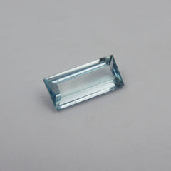 "Flawless Aquamarine "Baguette Shape Ocean 5.30 Carat Aquamarine Blue Natural Certified Loose Gemstone , Pendant Making Aqua Stone | Free Shipping Free Gift | Best Offer