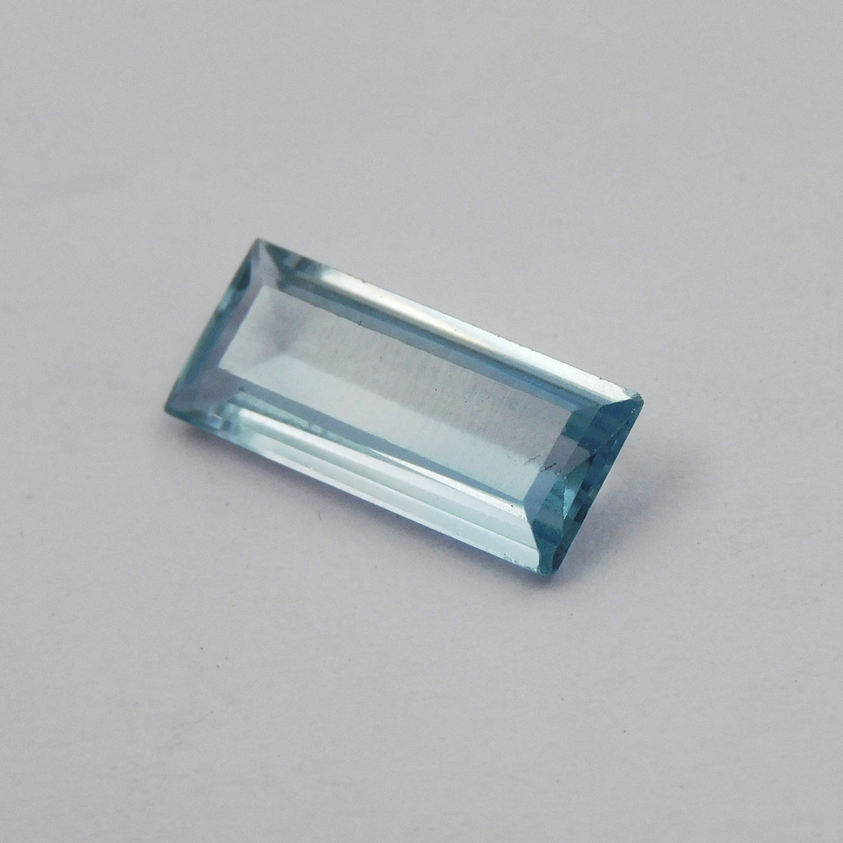 Properties Have Aquamarine Calmness, And Emotional Balance !!! Jwelery Making Tools 6.65 Carat Baguette Shape Natural Blue Aquamarine Certified Loose Gemstone | Have Gorgeous Gem | Best Price