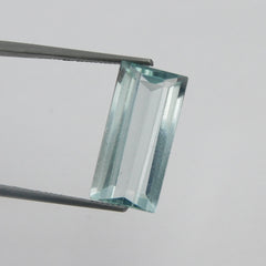 Most Beautiful Aqua Gem !!! Natural Baguette Cut 4.65 Carat Aquamarine Blue Loose Gemstone Certified | Free Delivery Free Gift | Gift For Her/ Him