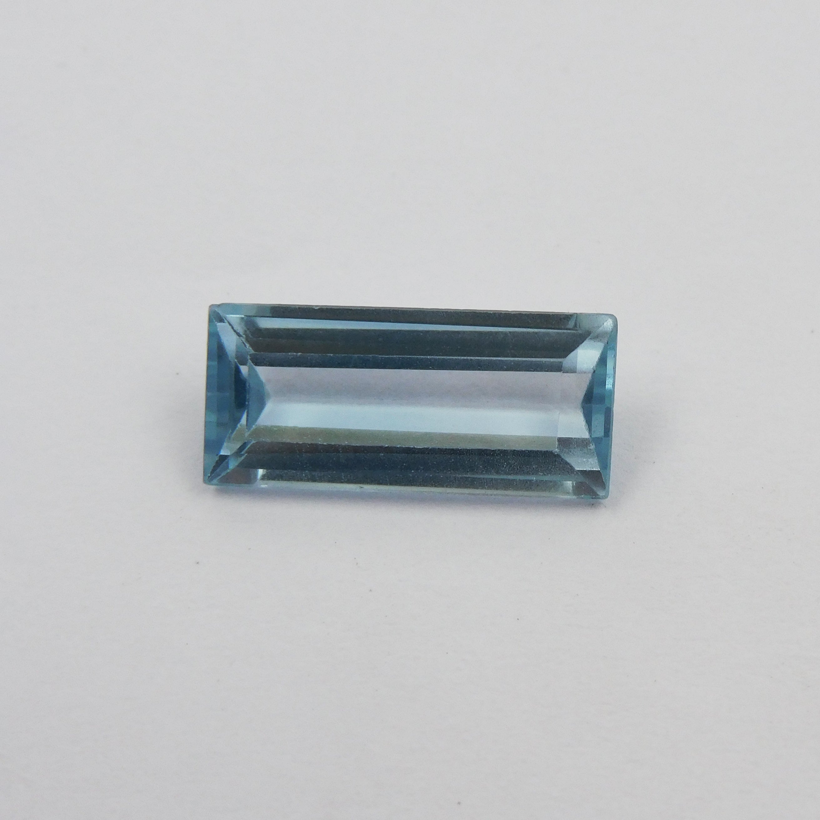 Brazilian Collection Baguette Shape 5.95 Carat Blue Aquamarine Certified Natural Loose Gemstone | Free Delivery With Exclusive Gift | Bumper Offer