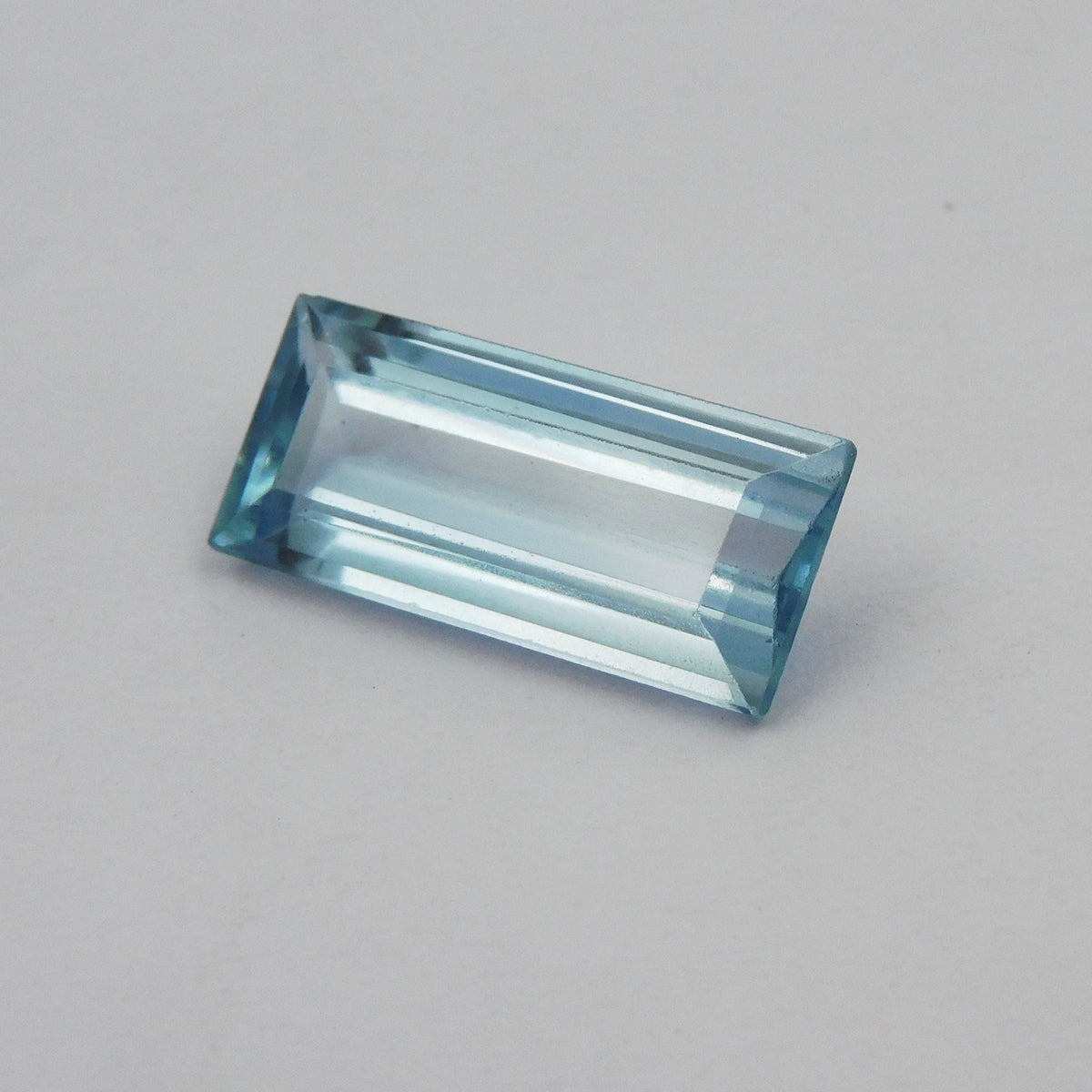 Brazilian Collection Baguette Shape 5.95 Carat Blue Aquamarine Certified Natural Loose Gemstone | Free Delivery With Exclusive Gift | Bumper Offer