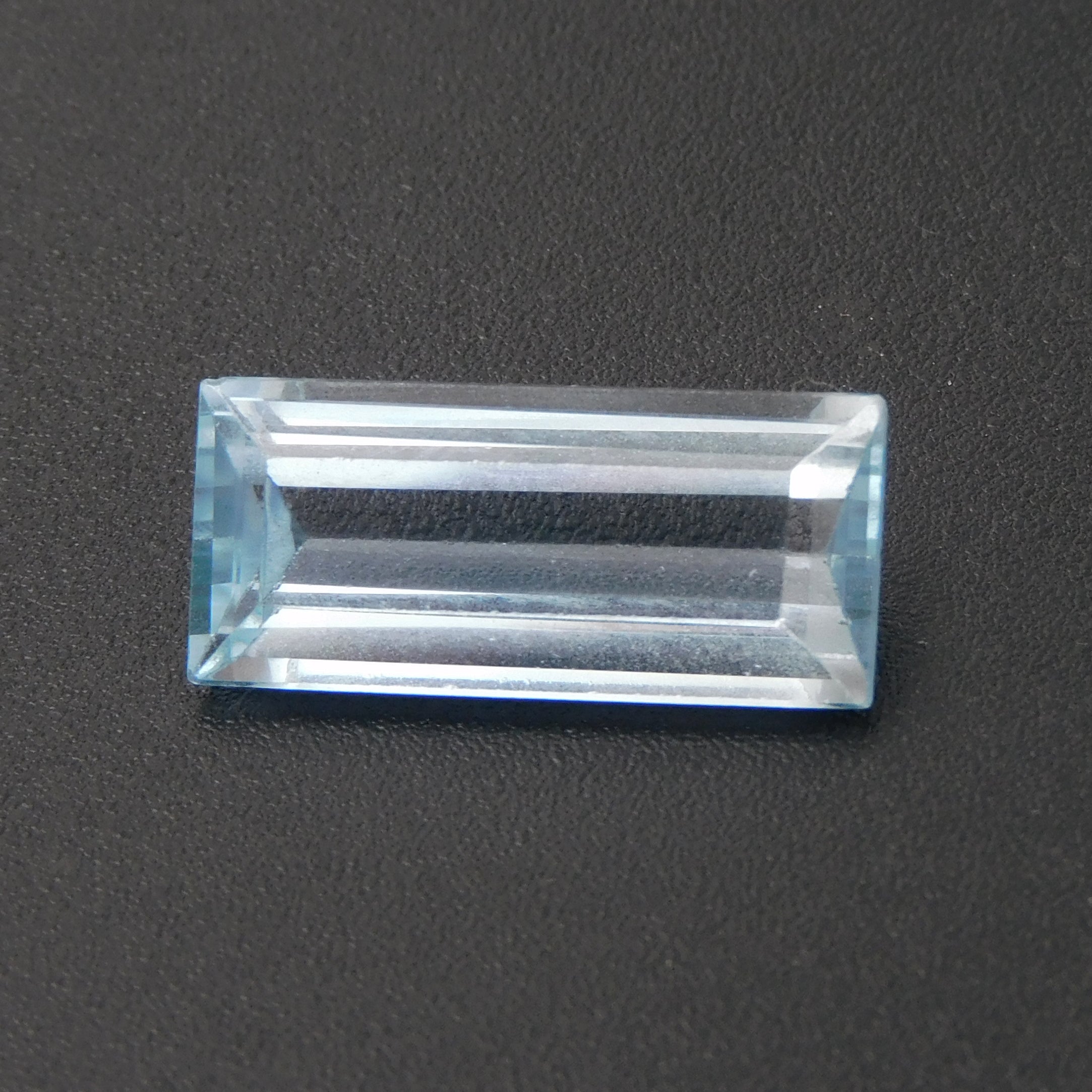 Brazilian Collection Baguette Shape 5.95 Carat Blue Aquamarine Certified Natural Loose Gemstone | Free Delivery With Exclusive Gift | Bumper Offer