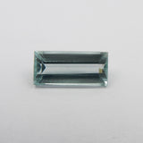 Genuine Aquamarine Jwelery Making Stone 6.88 Carat Natural Certified Baguette Shape Loose Gemstone Ocean Blue Color | Free Shipping & Gift | Go With Flaw