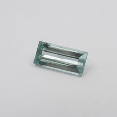 Natural Baguette Shape Aquamarine Blue CERTIFIED 3.60 Ct Loose Gemstone