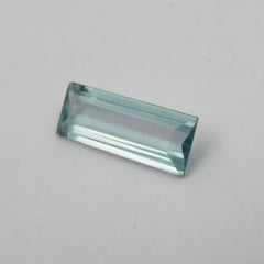 Loose Baguette Shape , Jwelery Making Good Quality Aquamarine , 7.32 Carat Natural Certified Loose Gemstone Blue Aquamarine