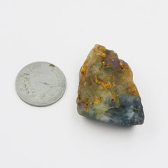 Earth Mined 173.4 Ct Natural Multi Color Fluorite Uncut Rough CERTIFIED Gemstone