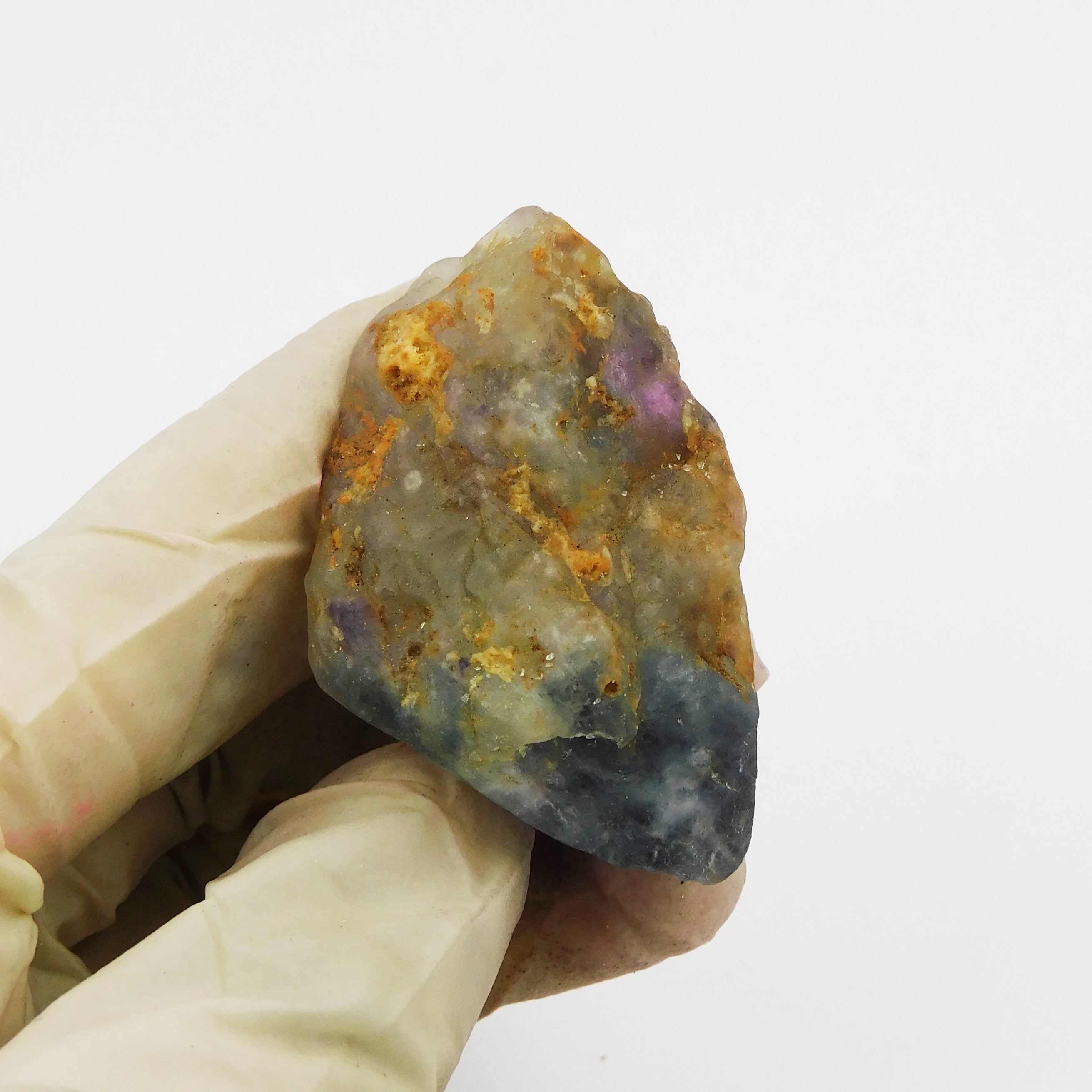 Earth Mined 173.4 Ct Natural Multi Color Fluorite Uncut Rough CERTIFIED Gemstone