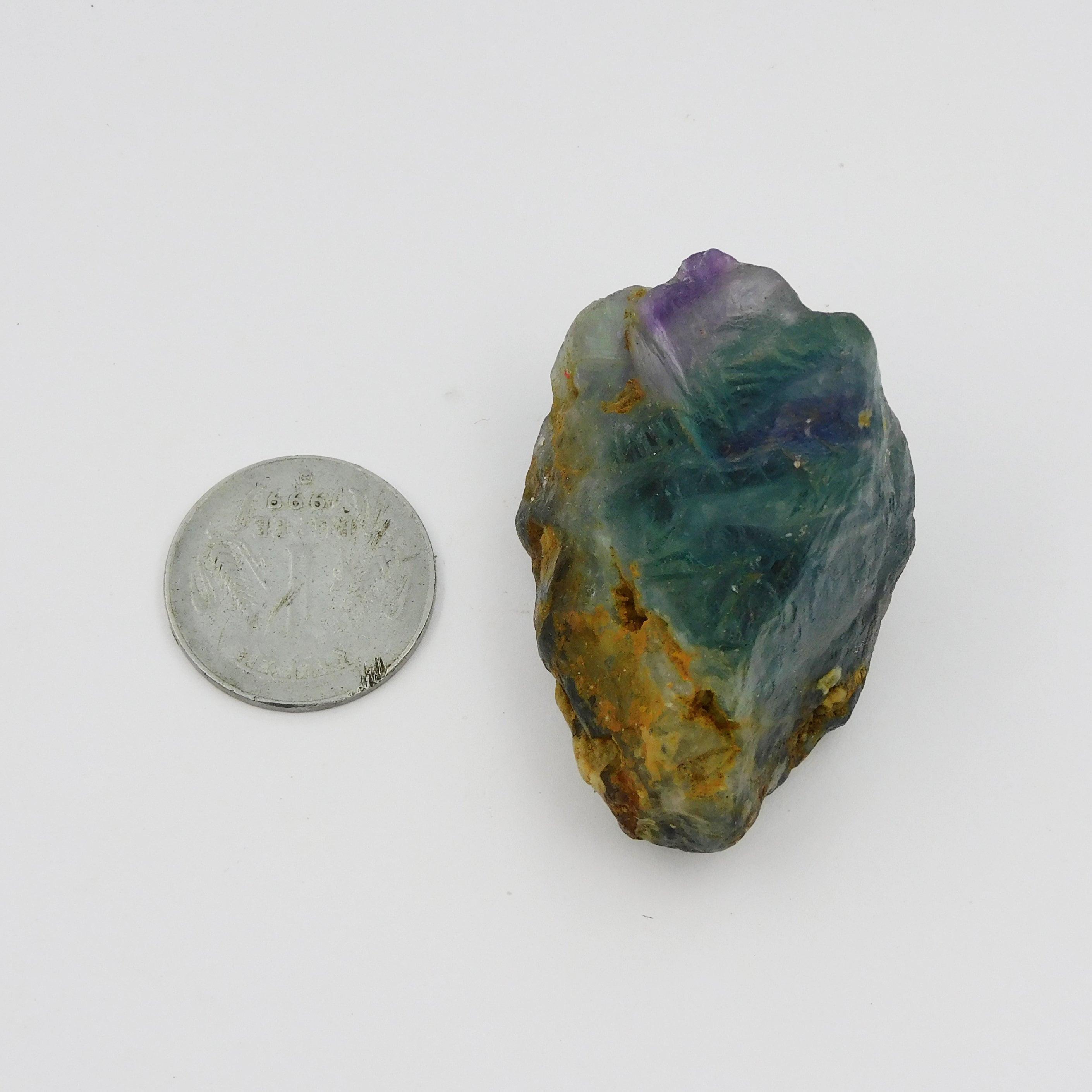 Multi Color Natural CERTIFIED Fluorite Uncut Rough 371 Ct Earth Mined Gemstone