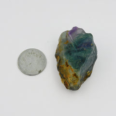 Multi Color Natural CERTIFIED Fluorite Uncut Rough 371 Ct Earth Mined Gemstone