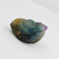 Multi Color Natural CERTIFIED Fluorite Uncut Rough 371 Ct Earth Mined Gemstone