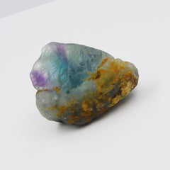 Multi Color Natural CERTIFIED Fluorite Uncut Rough 371 Ct Earth Mined Gemstone