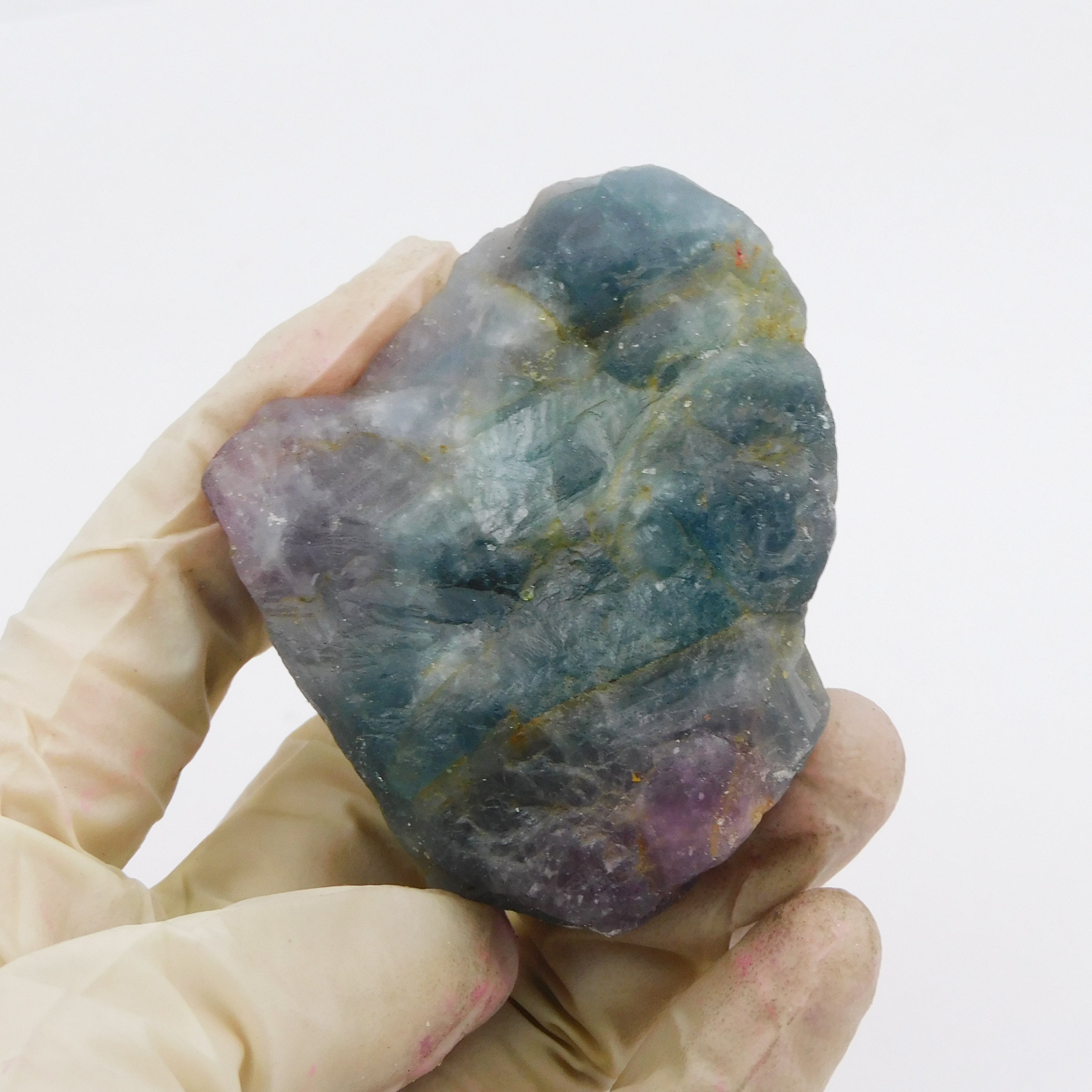 Natural Fluorite Uncut Rough Multi Color 799.8 Ct Earth Mined Gemstone CERTIFIED