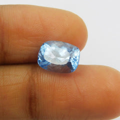 4.05 Ct CERTIFIED Cushion Shape Blue Color NATURAL Sapphire Loose Gemstone