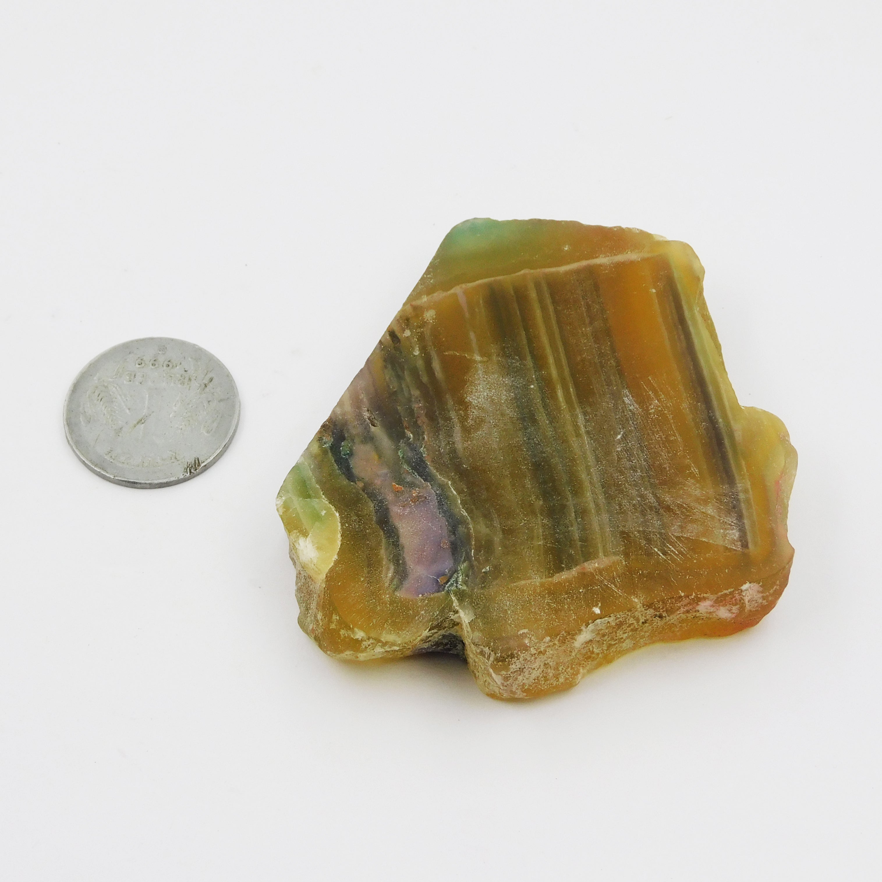 Uncut Raw Rough 685.50 Ct Natural Fluorite Multi Color CERTIFIED Loose Gemstone