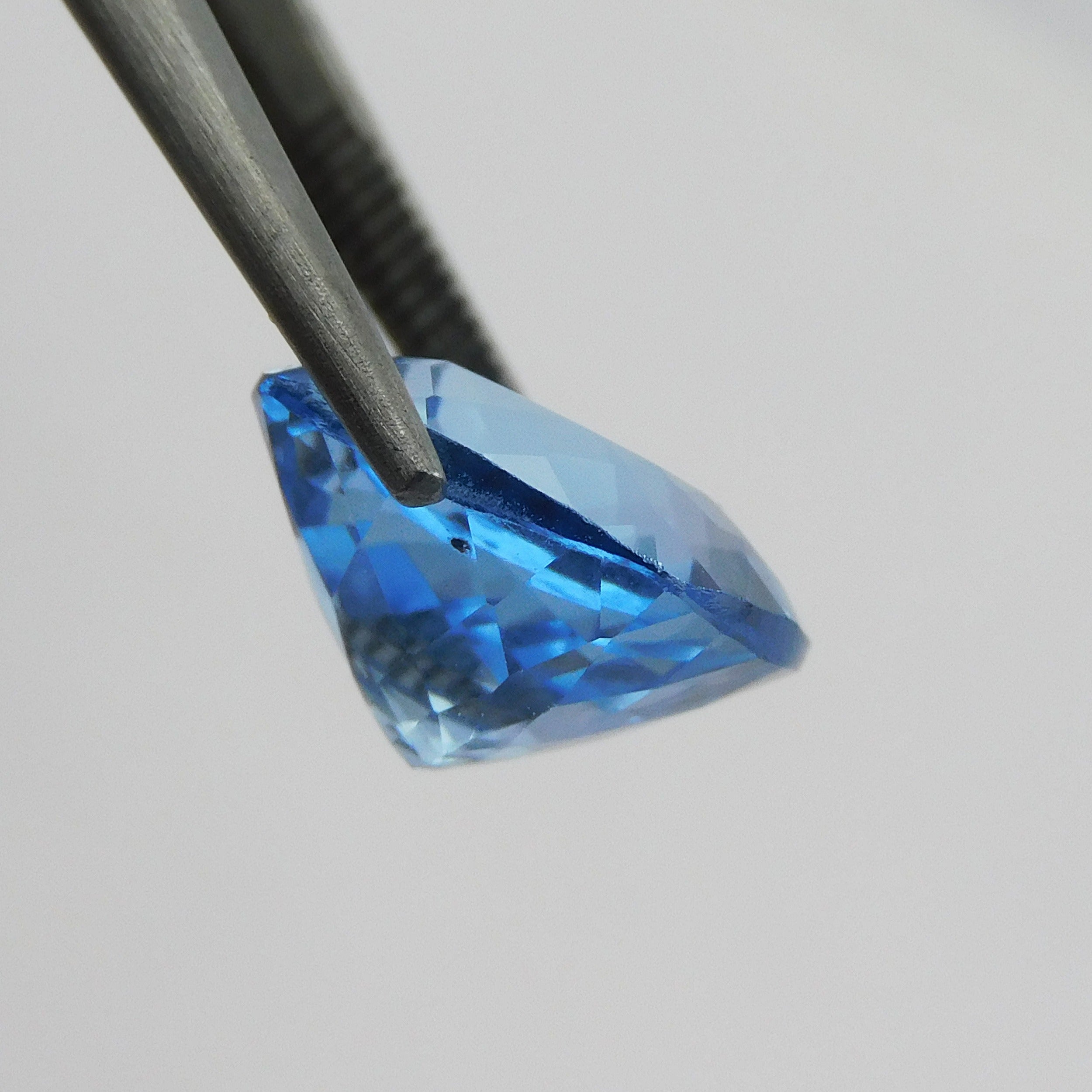 6.75 Ct Loose Gemstone CERTIFIED Square Cushion Cut Jwelery Making Sapphire Blue