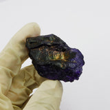 Winter Discount Offer !! Golden Purple Tanzanite Rough 136.52 Carat Tanzania Natural Loose Gemstone Certified Row Rough Chunk Uncut Healing Earth mined High-Quality Winter Best Offer