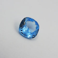 Sapphire Blue 6.70 Carat Square Cushion Shape Natural CERTIFIED Loose Gemstone