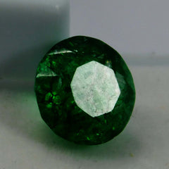 5.15 Carat Natural CERTIFIED Emerald Round Cut Green Colombian Loose Gemstone