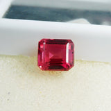 Most Beautiful Emerald Cut Sapphire !! 5.60 Carat Natural Padparadscha Sapphire Certified Loose Gemstone | Free Delivery Free Gift