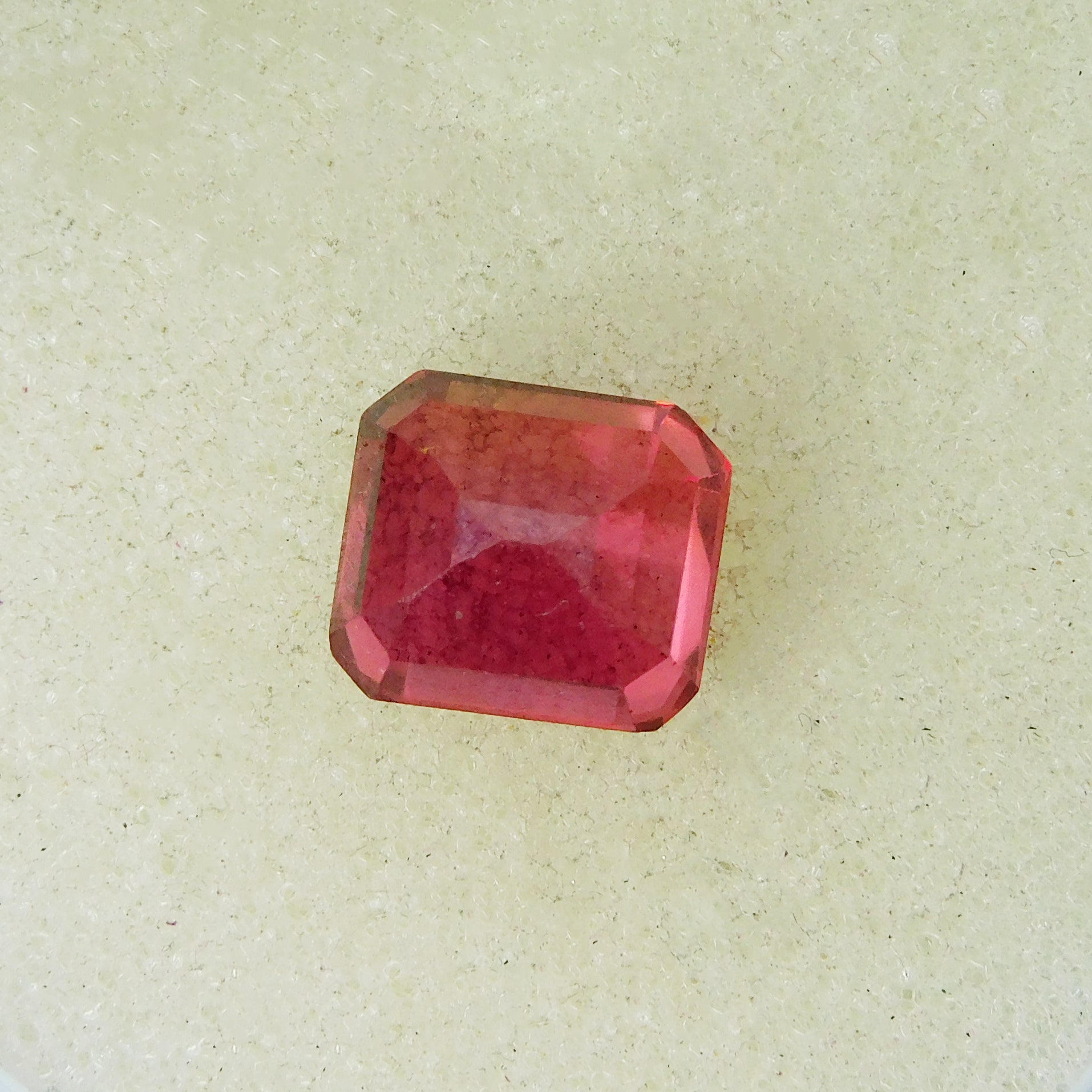 Most Beautiful Emerald Cut Sapphire !! 5.60 Carat Natural Padparadscha Sapphire Certified Loose Gemstone | Free Delivery Free Gift