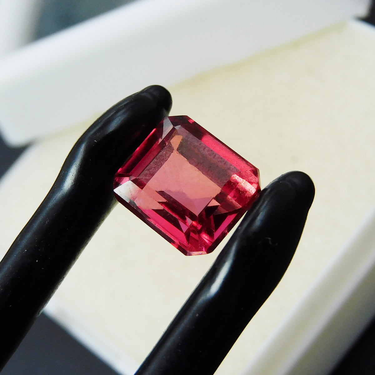 Most Beautiful Emerald Cut Sapphire !! 5.60 Carat Natural Padparadscha Sapphire Certified Loose Gemstone | Free Delivery Free Gift