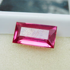 11.10 Carat Emerald Cut Natural Padparadscha Sapphire CERTIFIED Loose Gemstone | September Sapphire | Best Price