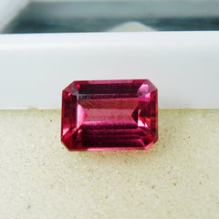 Padparadscha Sapphire 6.25 Carat Natural Certified Emerald Cut Loose Gemstone | On Demand | Glorious Sapphire