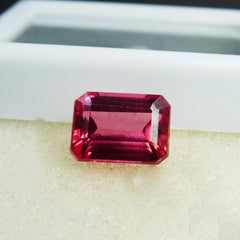 Padparadscha Sapphire 6.25 Carat Natural Certified Emerald Cut Loose Gemstone | On Demand | Glorious Sapphire